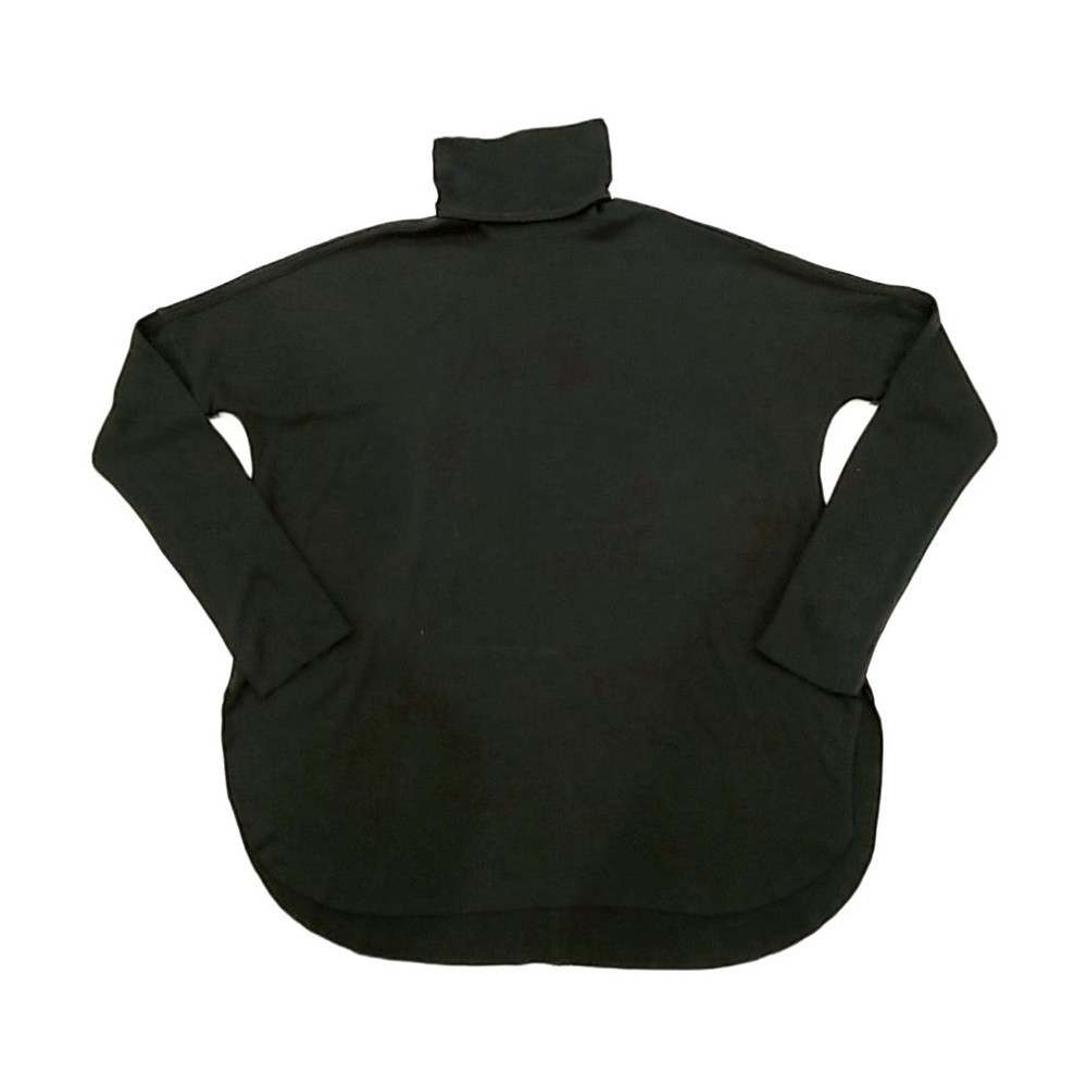 Kit and Ace Women's Black Turtleneck Modal Tunic Top - XS